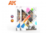 Ak Interactive livre Learning Series 13 AK531 TEINTE Encres NUMÉRO 01 Espagnol