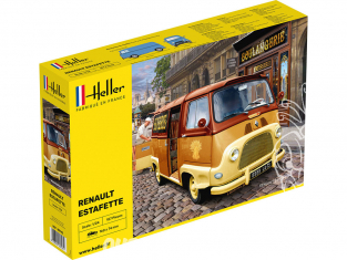 Heller maquette voiture 80743 RENAULT Estafette Boulangerie Nouveau moule 1/24