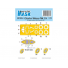 Special Hobby Masque avion M72034 MASQUE Gloster Meteor Mk.3/4 MASK kit Special Hobby et MPM 1/72