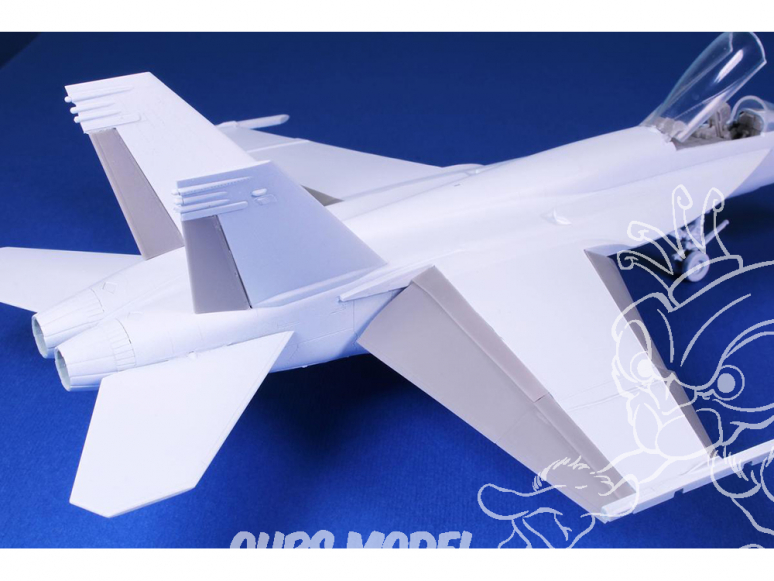 Cmk kit resine 7477 Surfaces de contrôle F-18E/F pour kits Academy 1/72