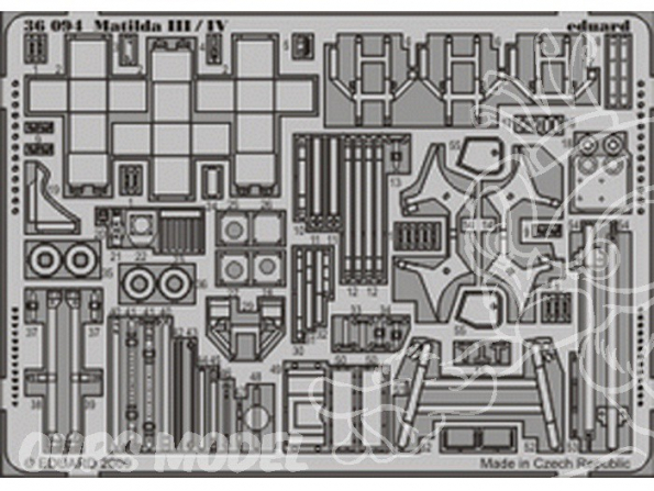 Eduard photodecoupe 36094 Matilda III/IV 1/35