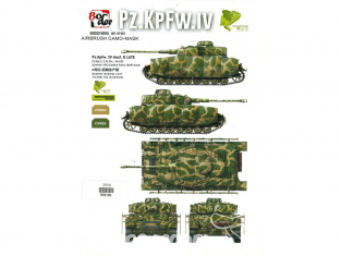 Border model accessoire BD0106 Masques camouflage Pz.Kpfw.IV Ausf.G Late 1/35