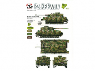 Border model accessoire BD0109 Masques camouflage Pz.Kpfw.IV Ausf.G Late 1/35