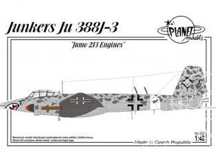 Planet Model PLT222 Junkers Ju 388J-3 Jumo 213 engines full resine kit 1/72