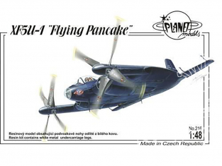 Planet Model PLT216 XF-5U-1 Flying Pancake full resine kit 1/48