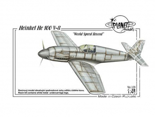 Planet Model PLT229 Record du monde de vitesse Heinkel He 100V-8 full resine kit 1/48