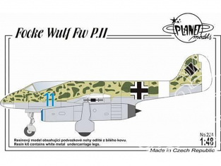 Planet Model PLT224 Focke Wulf P.II full resine kit 1/48