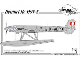 Planet Model PLT218 Heinkel He 119V-5 Version Flotteur full resine kit 1/72