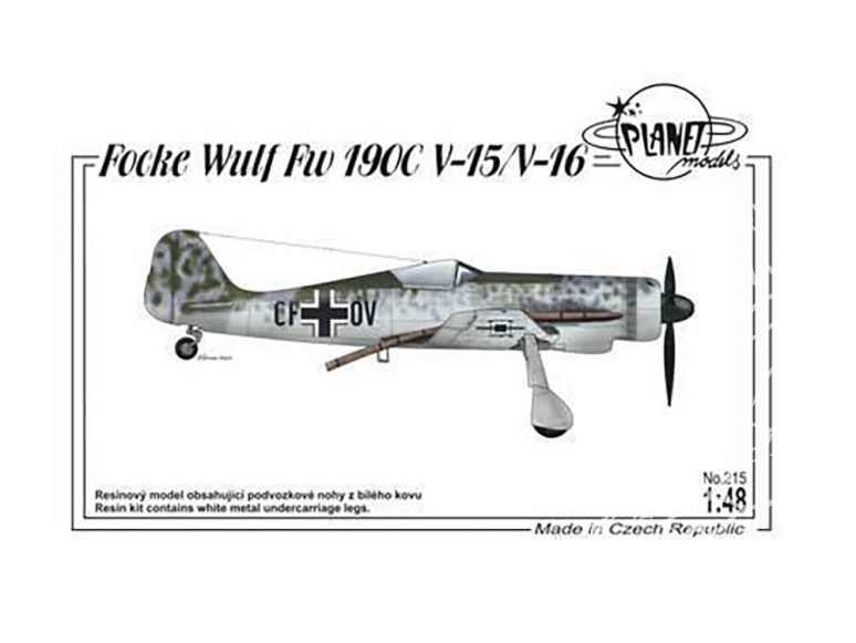 Planet Model PLT215 Focke Wulf Fw 190C V-15/V-16 full resine kit 1/48