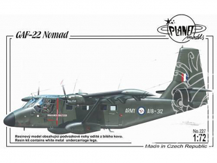 Planet Model PLT227 GAF 22 Nomad full resine kit 1/72