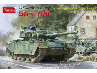 Amusing maquette militaire 35A043 Armée suédoise Strv-104 1/35