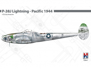 Hobby 2000 maquette avion 72042 P-38J Lightning - Pacific 1944 1/72