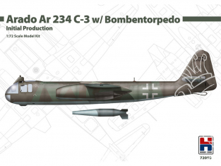 Hobby 2000 maquette avion 72050 Arado Ar 234 C-3 w/ Bombentorpedo 1/72