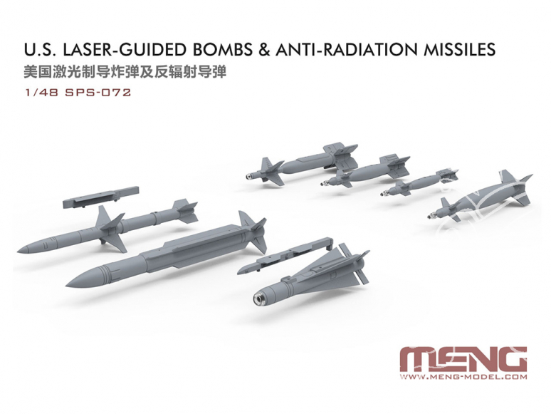 Meng maquettes avions SPS-072 Les armes aéroportées pour vos combattants 1/48