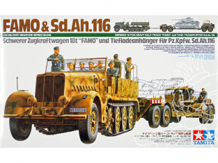 Tamiya 1/35 U.S.40ton Réservoir (Militaire) Transporter Dragon Wagon  Maquette