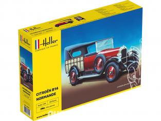 HELLER maquette voiture 80729 Citroen B14 Normandie 1932 1/24