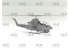 Icm maquette helicoptére 32062 AH-1G Cobra avec les pilotes d&#039;hélicoptères américains de la guerre du Vietnam 1/32