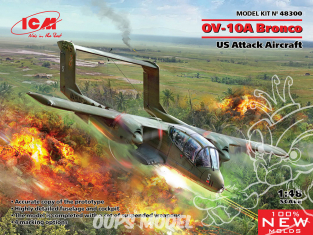 Icm maquette avion 48300 OV-10А Bronco US Attack Aircraft 1/48