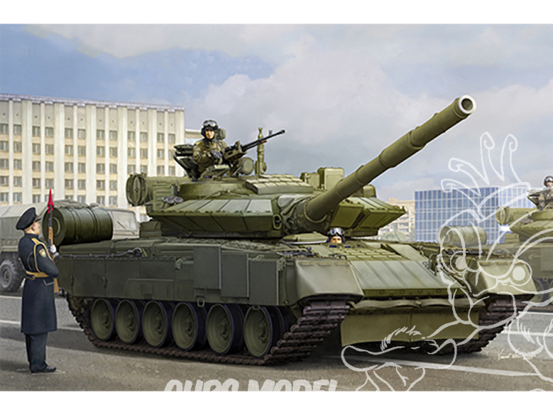 TRUMPETER maquette militaire 09588 MBT russe T-80BVM (Corps des Marines) 1/35