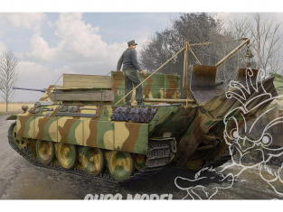 Hobby Boss maquette militaire 84553 Véhicule allemand de réparation de chars "Black Panther" Type G 1/35