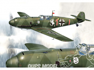 AZ Model Kit avion AZ7697 Bf 109E-1 JG.26 1/72