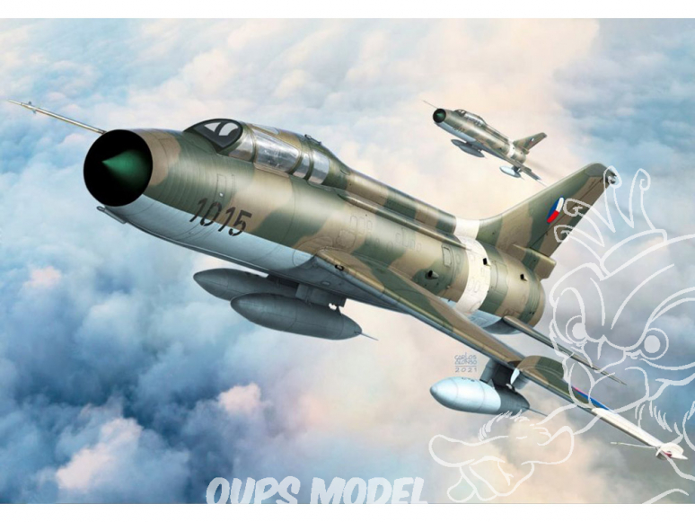 KP Model kit avion Kpm4821 Su-7UMK Pacte de Varsovie 1/48