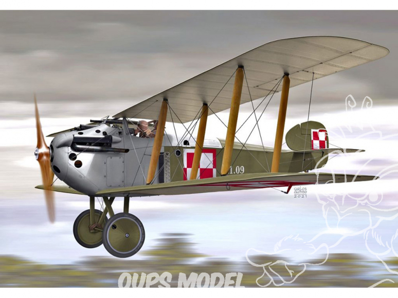 KP Model kit avion KPM0275 Sopwith Dolphin Dans les services polonais 1/72