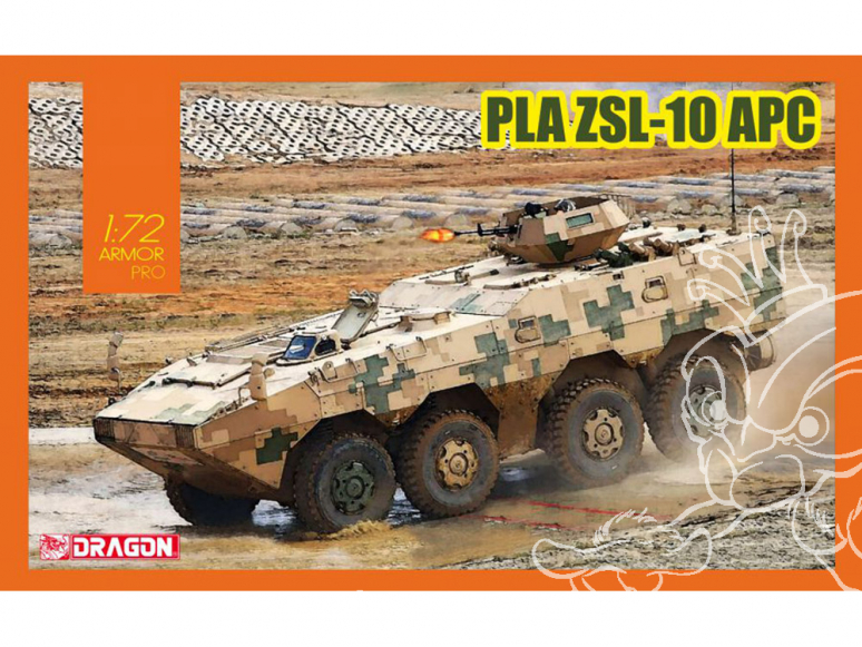 Dragon maquette militaire 7684 PLA ZSL-10 APC 1/72