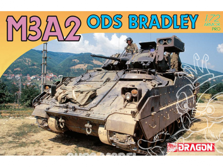 Dragon maquette militaire 7413 M3A2 ODS Bradley 1/72