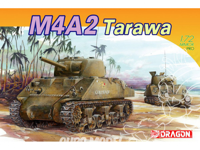 Dragon maquette militaire 7305 M4A2 Tarawa 1/72