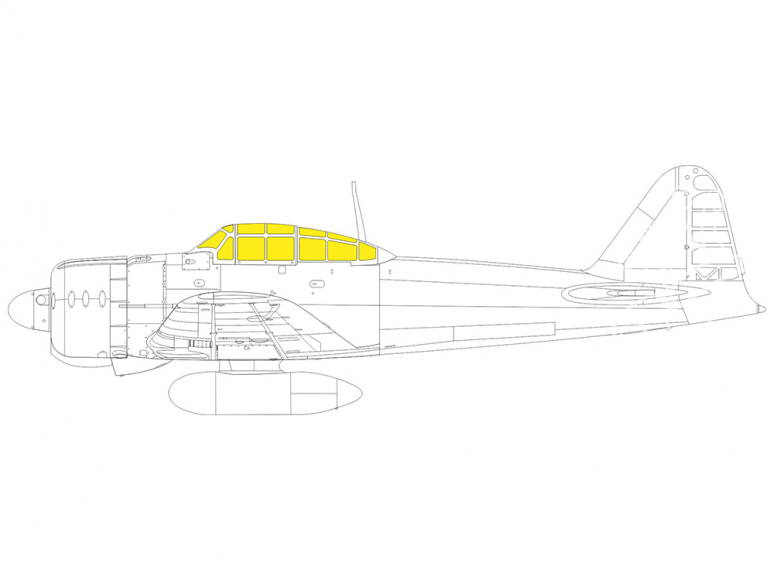 Eduard Express Mask EX821 A6M2 TFace Eduard 1/48