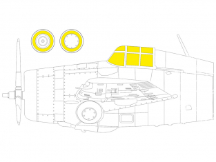 Eduard Express Mask CX610 F4F-5 Arma Hobby 1/72
