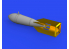Eduard kit d&#039;amelioration avion brassin Armement 648689 Bombe B5N2 800kg Hasegawa 1/48
