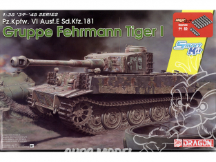 Dragon maquette militaire 6484 Tiger I Gruppe Fehrmann Pz.Kpfw. VI Ausf.E Sd.Kfz.181 magic track 1/35