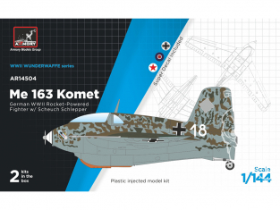 Armory Models maquette avion AR14504 Messerschmitt Me 163 Komet 1/144