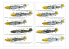 Armory Models maquette avion AR14304 Messerschmitt Bf 109E-3/E-4 Set 2 "AS Bataille d'Angleterre" 1/144
