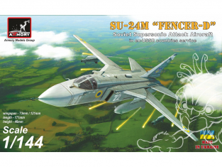 Armory Models maquette avion AR14702 Sukhoi Su-24M "Fencer-D" 1/144