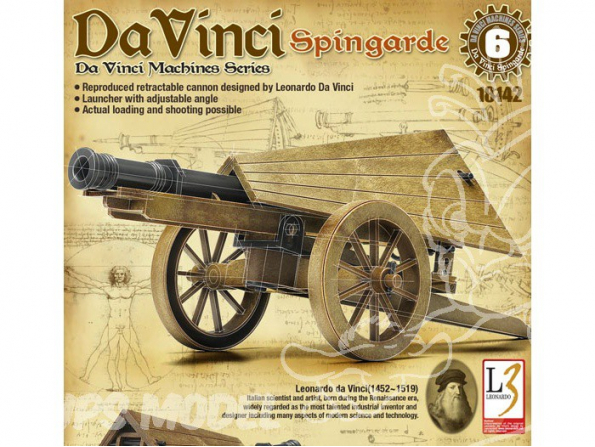 Academy maquette Da Vinci 18142 Canon retractable