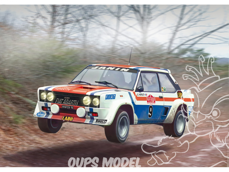 Italeri maquette voiture 3621 Fiat 131 Abarth 1977 Sanremo Rally Winner 1/24