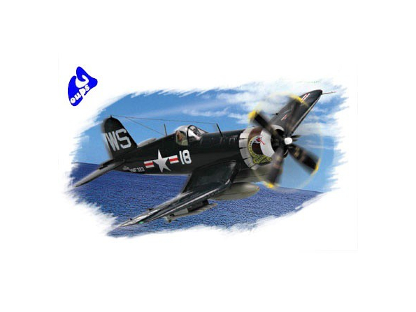 Hobby Boss maquette avion 80218 CORSAIR F4U-4 1/72