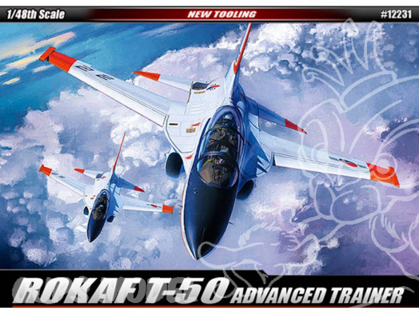 Academy maquette avion 12231 T-50 ADVA. TRAINER ROK AF 1.48