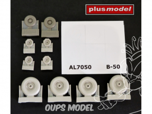 Plus Model AL7050 Roues B-50 Superfortress 1/72