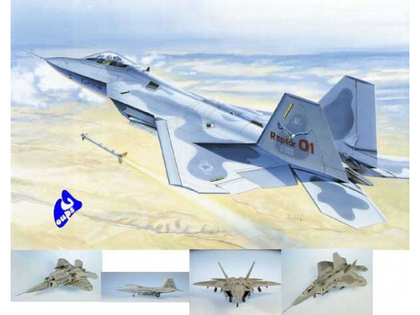 italeri maquette avion 0850 F-22 Raptor 1/48