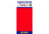 HASEGAWA TF910 PLAQUE FINITION Adhésive Finition rouge fluo 90x200mm