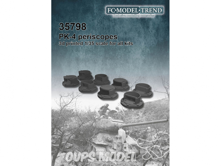 FC MODEL TREND accessoire résine 35798 PK-4 Périscopes 1/35