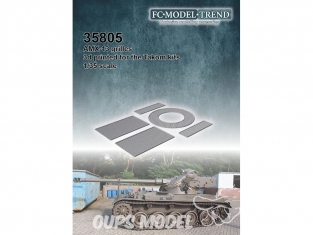 FC MODEL TREND accessoire résine 35805 Grilles AMX-13 Takom 1/35