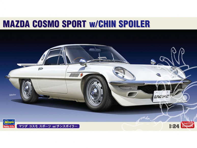 Hasegawa maquette voiture 20522 Mazda Cosmo Sports avec Spoilier avant 1/24