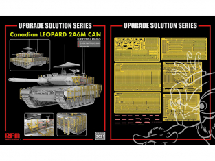 Rye Field Model maquette militaire 2021 Set amélioration Leopard 2A6M Canadien 1/35