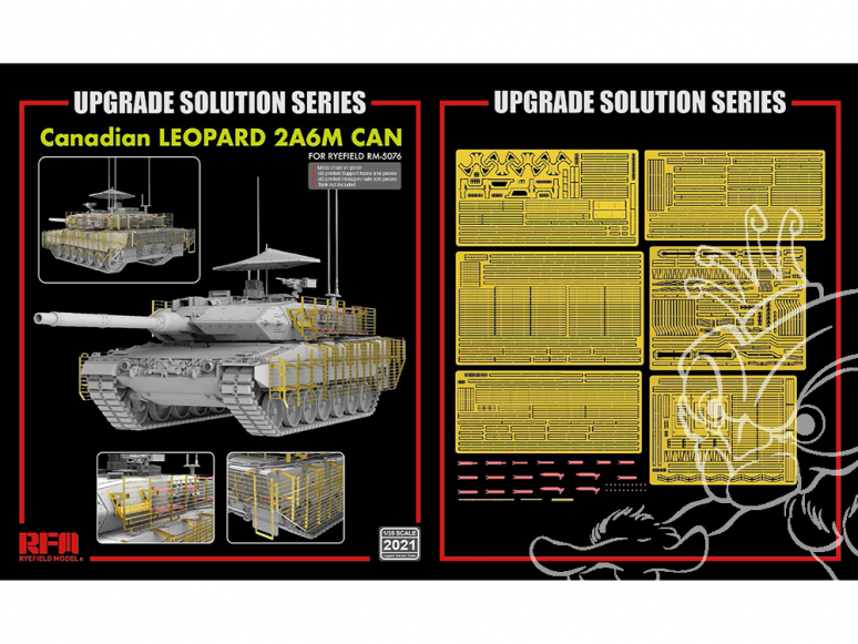 Rye Field Model maquette militaire 2021 Set amélioration Leopard 2A6M Canadien 1/35