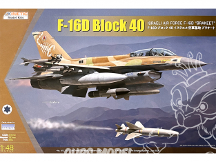 Kinetic maquette avion K48130 F-16D Block 40 Israeli Air Force "Brakeet" 1/48